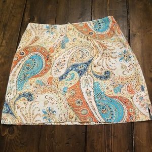 Peck & Peck ~ Paisley Skirt
